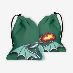 Pixel Dragon Dice Bag
