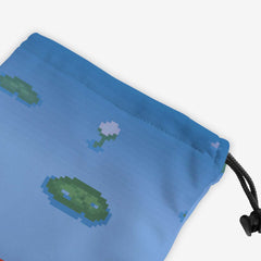 Pixel Frogs In Hats Dice Bag - Inked Gaming - LL - Corner