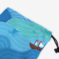 Pixel Seafaring Dice Bag