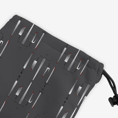 Plethora of Swords Dice Bag - Inked Gaming - HD - Corner