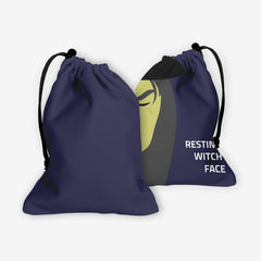 Resting Witch Face Dice Bag