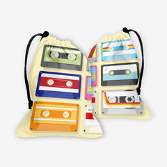 Retro Cassettes Dice Bag
