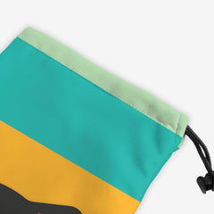 Retro Purr Dice Bag - Inked Gaming - EG - Corner