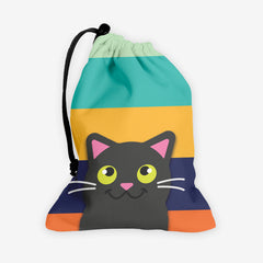 Retro Purr Dice Bag - Inked Gaming - EG - Mockup