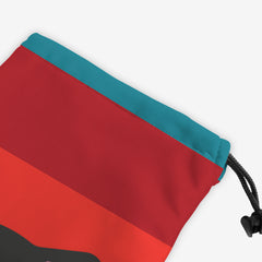 Retro Purr Dice Bag - Inked Gaming - EG - Corner - Sherbet