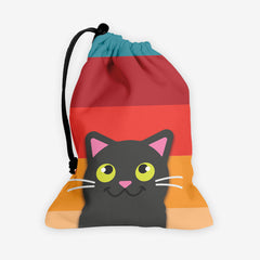 Retro Purr Dice Bag - Inked Gaming - EG - Mockup - Sherbet