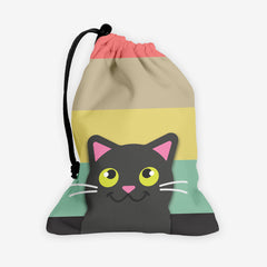 Retro Purr Dice Bag - Inked Gaming - EG - Mockup - MintChocolateChip