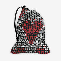 Roll For Love Dice Bag - Inked Gaming - HD - Mockup - Black