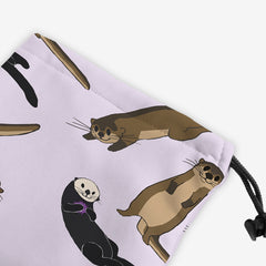 Salted Caramel Otters Dice Bag - Inked Gaming - EG - Corner 