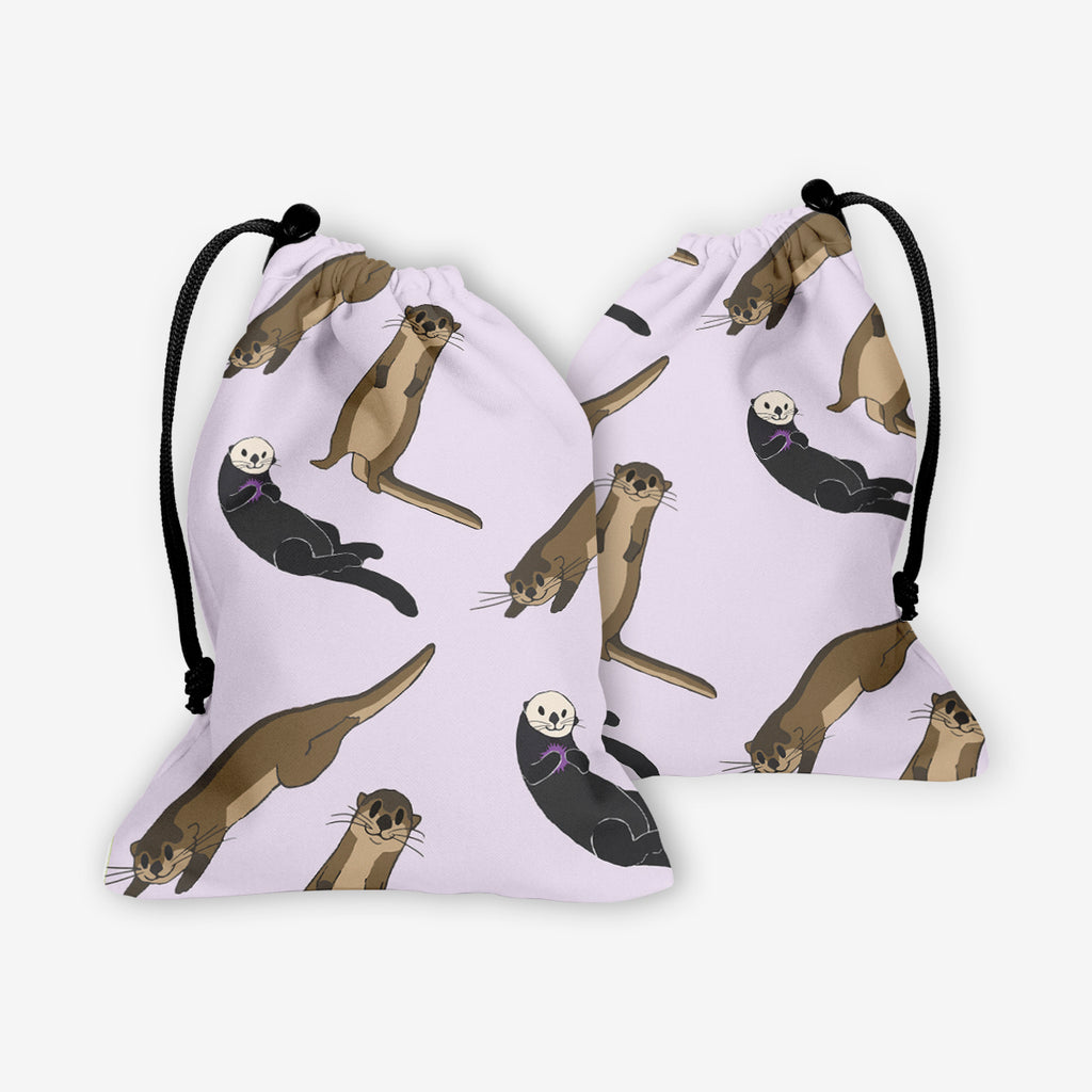 Salted Caramel Otters Dice Bag - Inked Gaming - EG - Mockup - FB