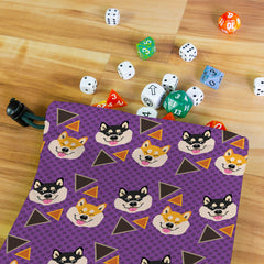 Shiba Shiba Shiba! Pattern Dice Bag