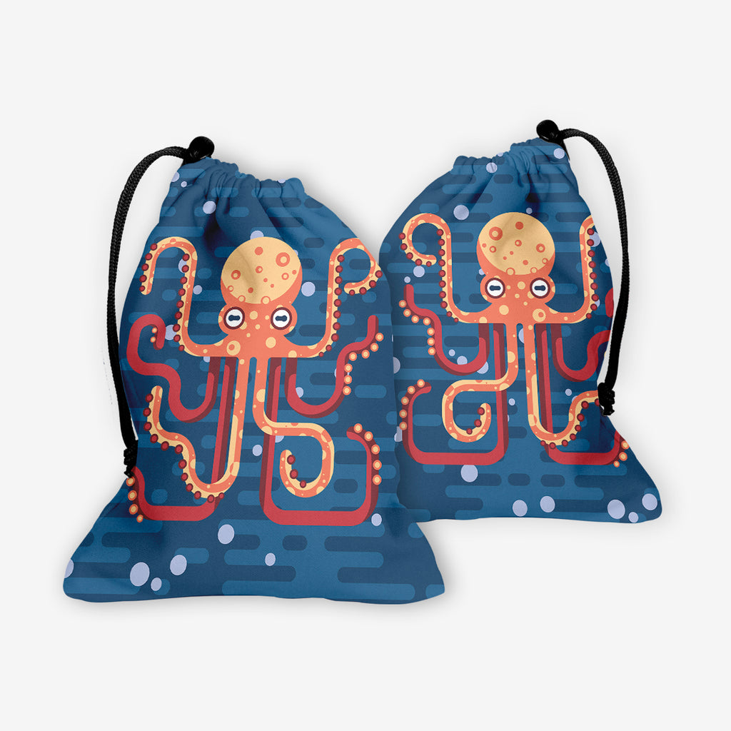 Spotty Cephalopod Dice Bag