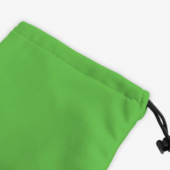 Standard Color Dice Bag - Inked Gaming - Corner - Green