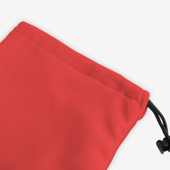Standard Color Dice Bag - Inked Gaming - Corner - Red