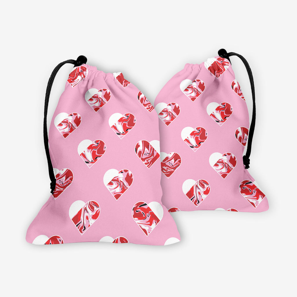 Swirly Hearts Dice Bag