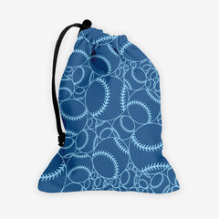 Take Me Out To The Ball Game Dice Bag - Inked Gaming - HD - Mockup - Blue 