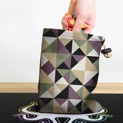 Tangled Triangles Dice Bag