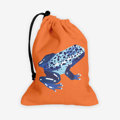 The Poison Frog Dice Bag - Inked Gaming - EG - Mockup - Orange