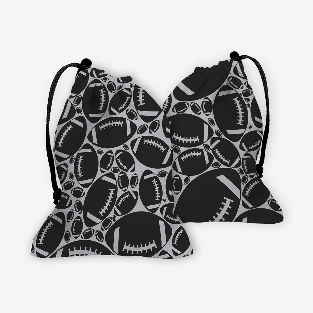 Touchdown Dice Bag - Inked Gaming - HD - Mockup - Black - F