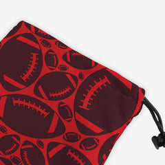 Touchdown Dice Bag - Inked Gaming - HD - Corner - Red