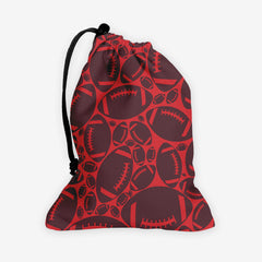 Touchdown Dice Bag - Inked Gaming - HD - Mockup - Red