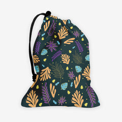 Tropical Leaves Dice Bag
