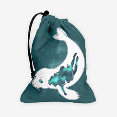 Galaxy Selkie Dice Bag - InvertSilhouette - Mockup