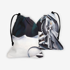 Aurora And The White Dragon Dice Bag - Kari-Ann Anderson - Mockup - F