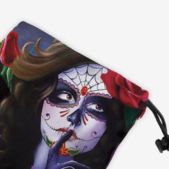 Sugar Skull Rose Garden Dice Bag