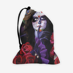 Sugar Skull Rose Garden Dice Bag