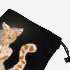 Anime Feline Of The Moon Dice Bag - Katiria Cortes - Corner