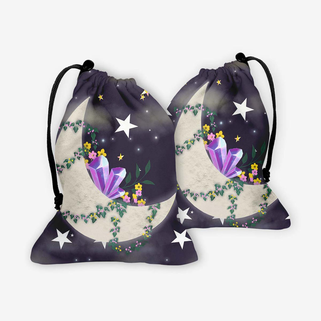 Celestial Half Moon Dice Bag - Katiria Cortes - Mockup - FB