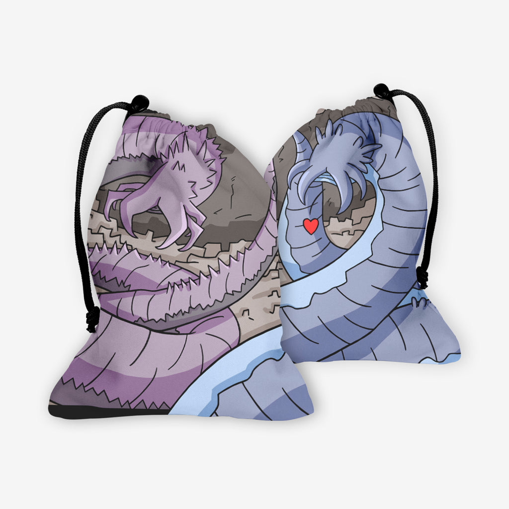 Wurms of Life and Death Dice Bag - Linda Johansson - Mockup - FB