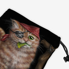 Pirate Kitten Dice Bag - Linda Jones - Corner