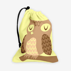 Owl By Myself Dice Bag - Lyric Hanson - Mockup