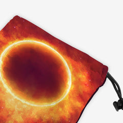 Cosmic Blood Eclipse Dice Bag - Martin Kaye - Corner