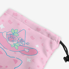 Magical Pink Rose Dice Bag - Maud1e - Corner