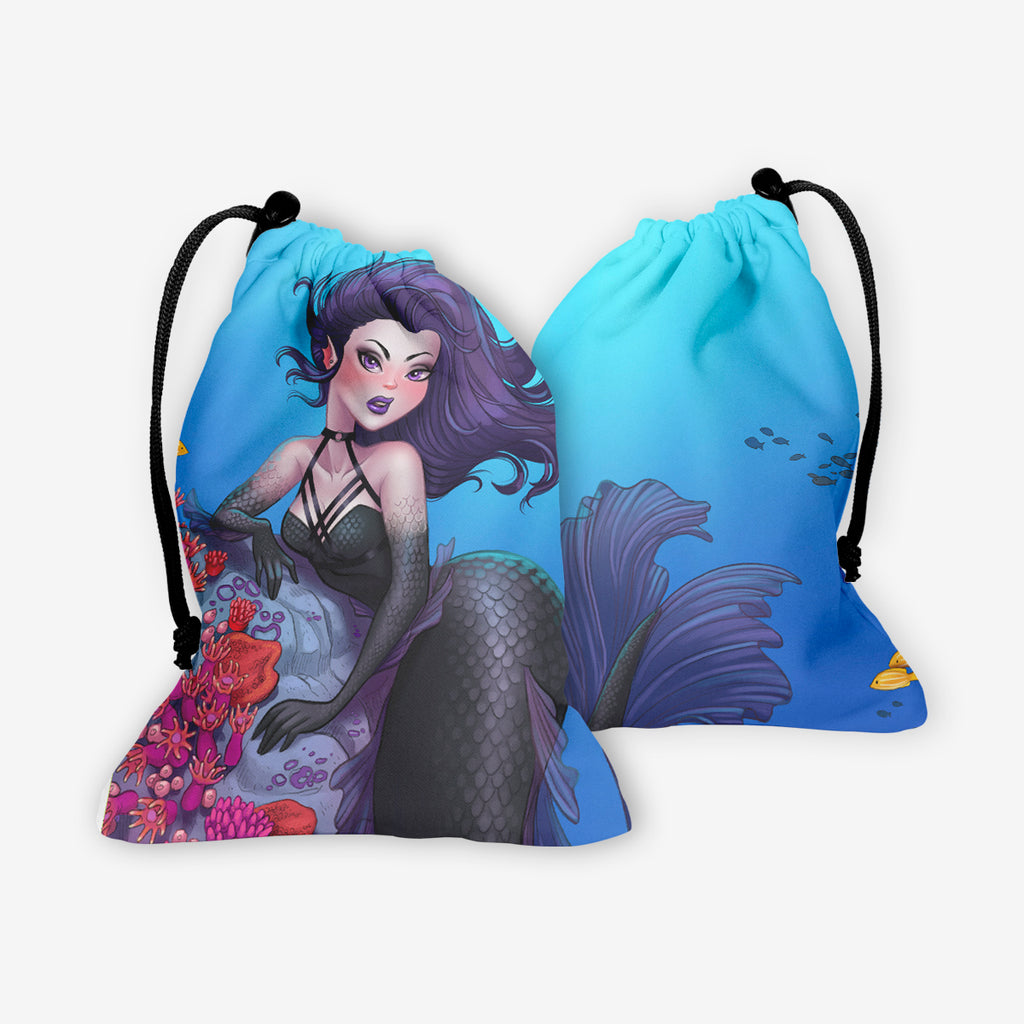 Mermaid Pin-Up Dice Bag - Michael Dashow - Mockup - FB