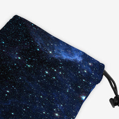 Blue Nebula Dice Bag - Paul Terry - Corner