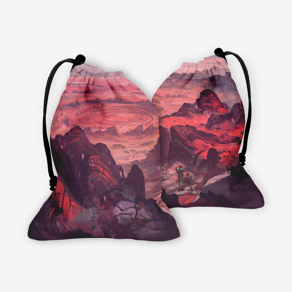 Barren Red Mountain Dice Bag