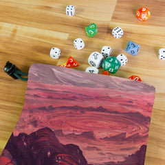 Barren Red Mountain Dice Bag