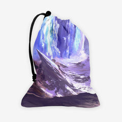 Unexplored Ice Mountain Dice Bag
