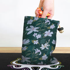 Sampaguita Lily Floral Pattern Dice Bag