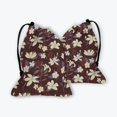 Sampaguita Lily Floral Pattern Dice Bag