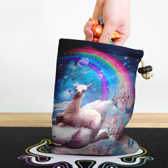 Llama Axolotl Adventure Dice Bag