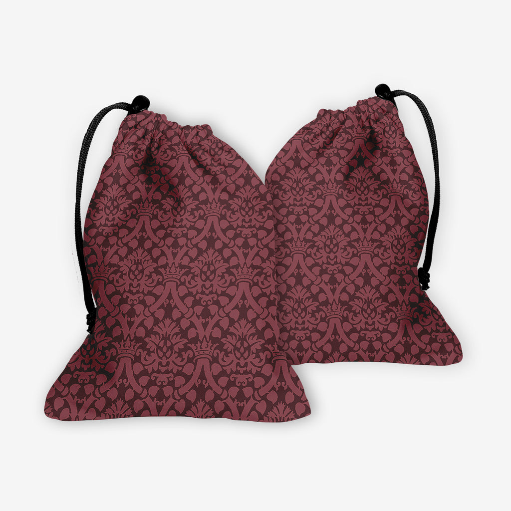 Damask With Crowns Dice Bag