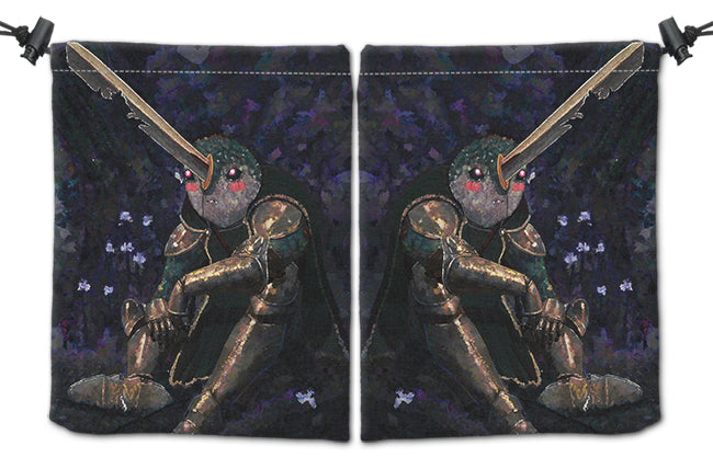 Narwhal Knight Dice Bag - Sagiv Gilburd - Mockup