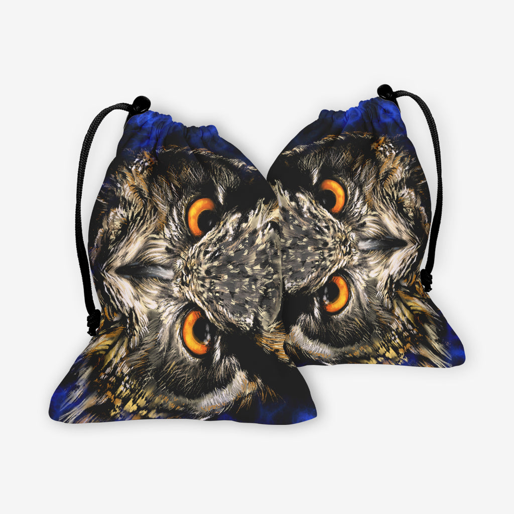 Inquisitive Owl Dice Bag