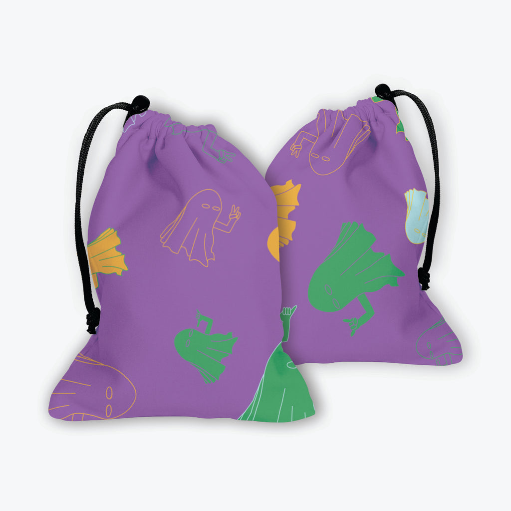 Ghostly Pattern Dice Bag