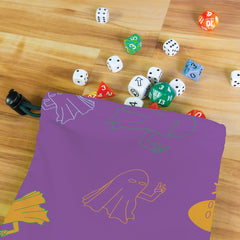 Ghostly Pattern Dice Bag